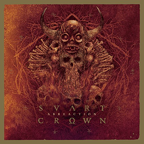 Dark, textured album cover featuring a horned, skull-like face with branching lines.