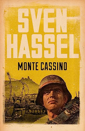 Book cover featuring a soldier in a helmet against a yellow, war-torn landscape background.