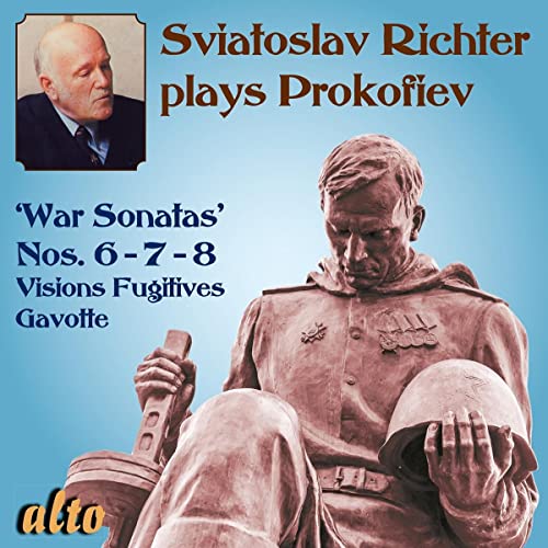 CD cover featuring pianist Sviatoslav Richter and a soldier illustration.
