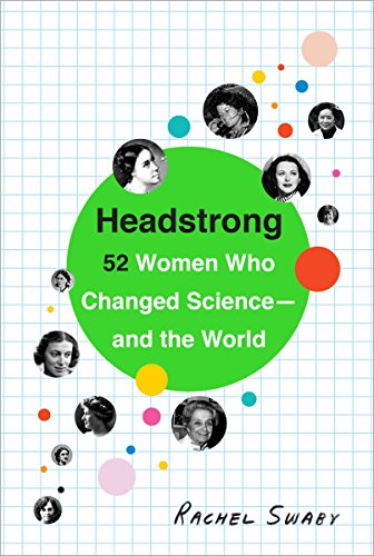 Book cover for "Headstrong" featuring portraits of women scientists.