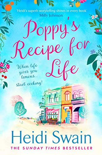 Book cover: colorful illustration of a building with lemons and flowers.