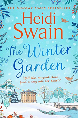 Book cover for "The Winter Garden" with a snowy landscape and temple.