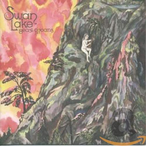 CD cover: abstract painting of a cliff, a woman, and foliage.