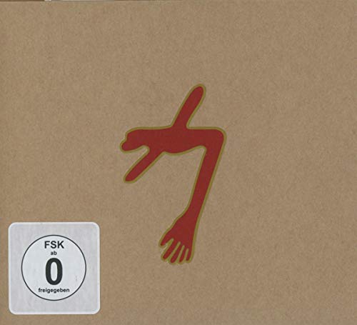 Brown CD cover featuring a red stylized figure and an FSK 0 rating sticker.