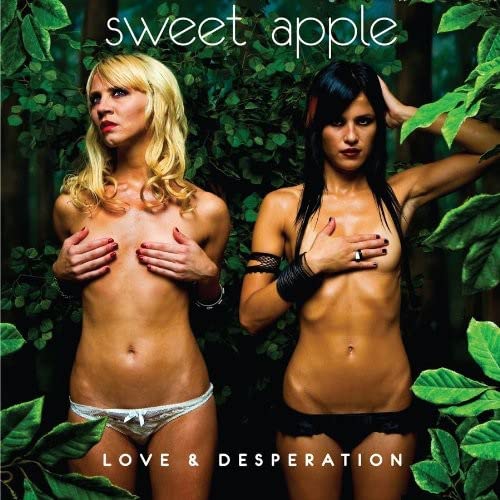 CD cover: Two women amidst foliage, partially nude, with text "Love & Desperation".