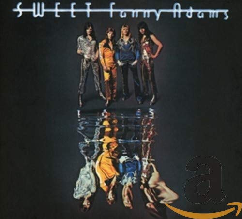CD cover for Sweet’s “Funny Adams” featuring four band members.