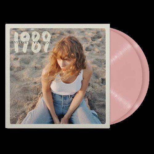 Taylor Swift’s “1989 (Taylor’s Version)” vinyl record with pink disc.