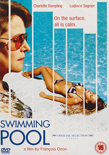 DVD cover for Swimming Pool showing a woman in a pool and another watching.