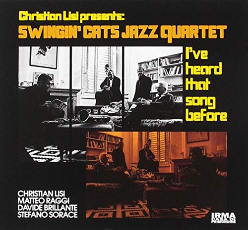 CD cover featuring four black and white photos of jazz musicians.