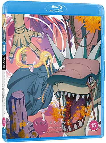 Sword Art Online Alicization War of Underworld Part 1 Blu-ray case with anime artwork.