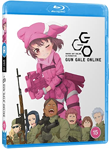 Blu-ray cover featuring an anime girl in pink gear and soldiers in green uniforms.