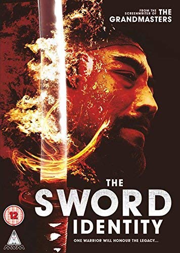 DVD cover for "The Sword Identity" featuring a man and sword.
