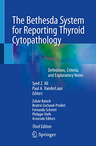 Book cover: "The Bethesda System for Reporting Thyroid Cytopathology," third edition.