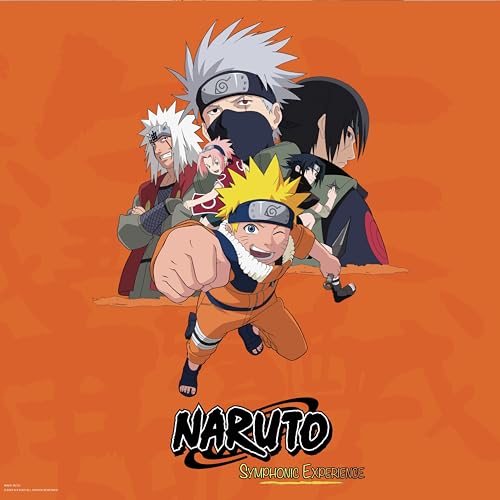 Naruto characters illustration for “Naruto Symphonic Experience” vinyl record.