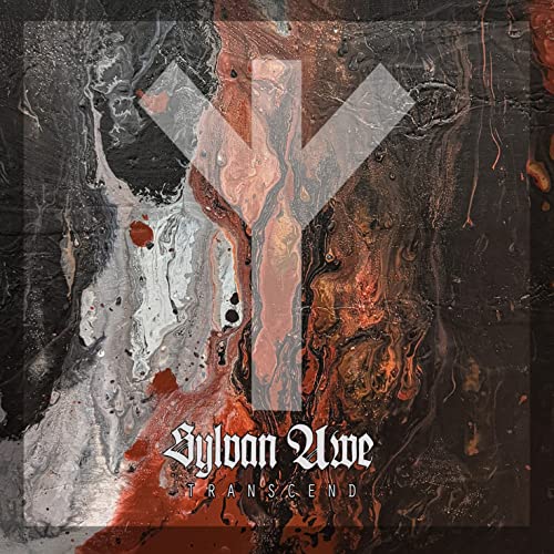 CD cover with a textured, marbled background and a central rune symbol.