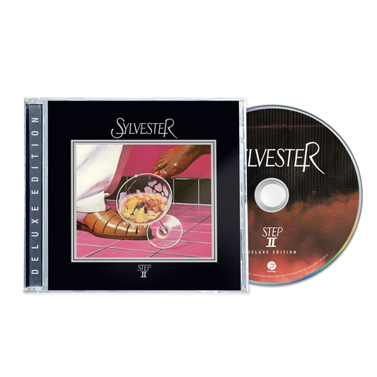 CD case for Sylvester’s “Step II” with a pink and silver cover image.