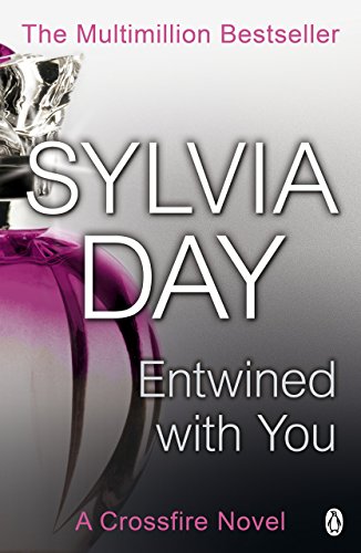 Book cover: “Entwined With You” by Sylvia Day, featuring abstract shapes.