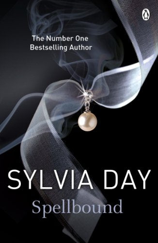 Book cover: "Spellbound" by Sylvia Day, with pearl and smoke imagery.