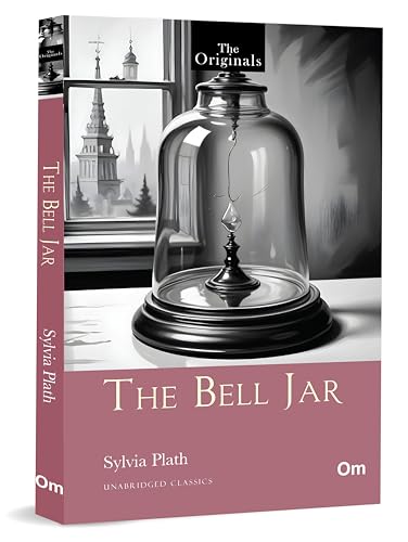 Book cover of The Bell Jar by Sylvia Plath featuring a glass bell jar.