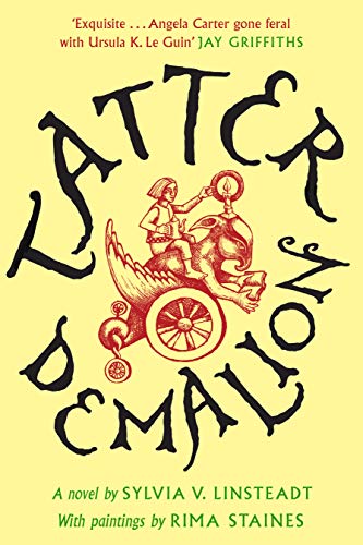 Book cover with yellow background, black title text, and a red illustration of a figure.