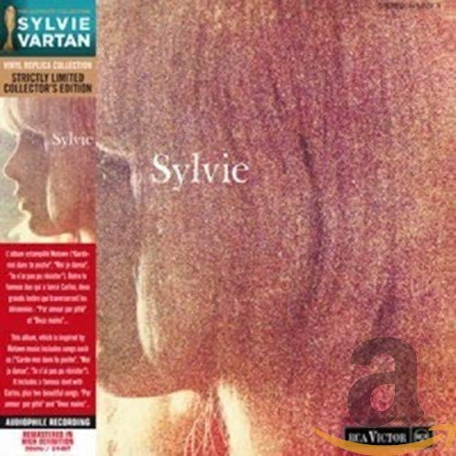 Sylvie Vartan CD cover with a textured, reddish-brown portrait and text.