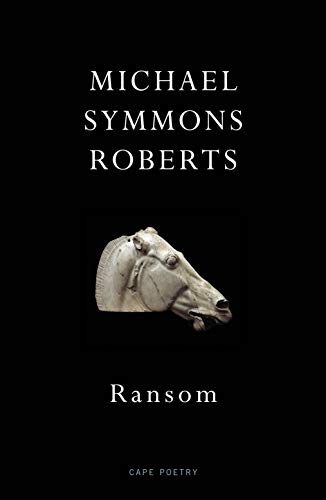 Black book cover with white text and a carved horse head image.