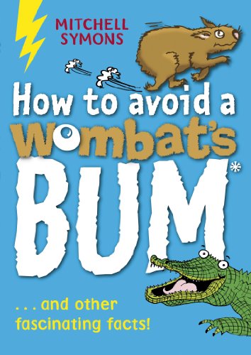 Book cover with cartoon wombat, crocodile, and large text: "BUM".