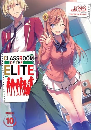 Cover of “Classroom of the Elite” Vol. 10, featuring two anime-style students.