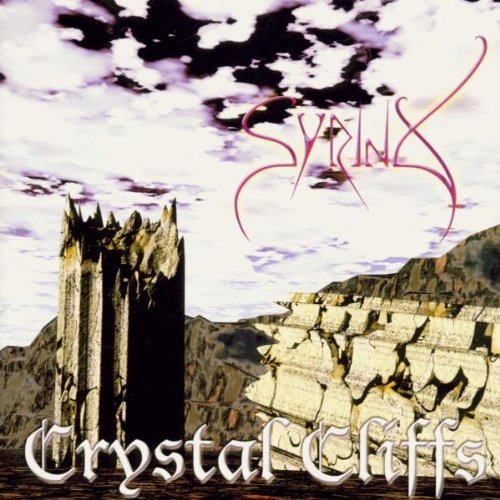 CD cover: rocky cliffs, a tower, and the band name "Syrinx" in red.