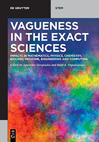 Book cover: "Vagueness in the Exact Sciences" with colorful abstract background.