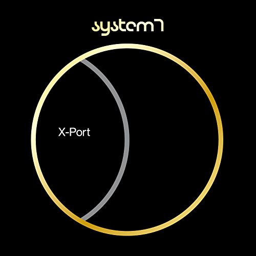 Black background with a gold circle containing the text "X-Port".