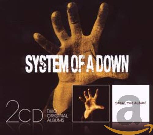 System Of A Down double album cover with a large, outstretched hand.