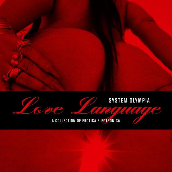 Red album cover featuring close-up of hands and torso, text “Love Language”.