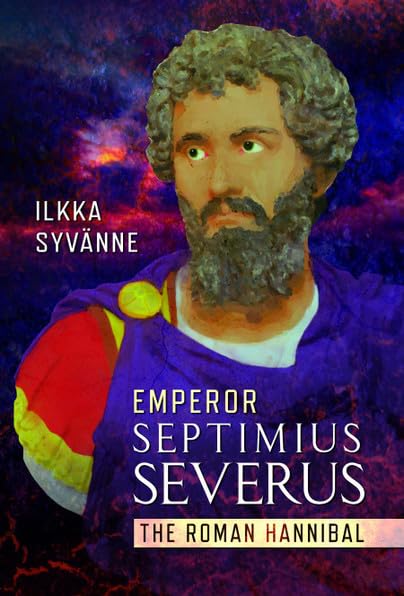 Book cover featuring a bust of Roman Emperor Septimius Severus.