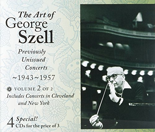 CD cover for “The Art of George Szell” featuring a conductor.