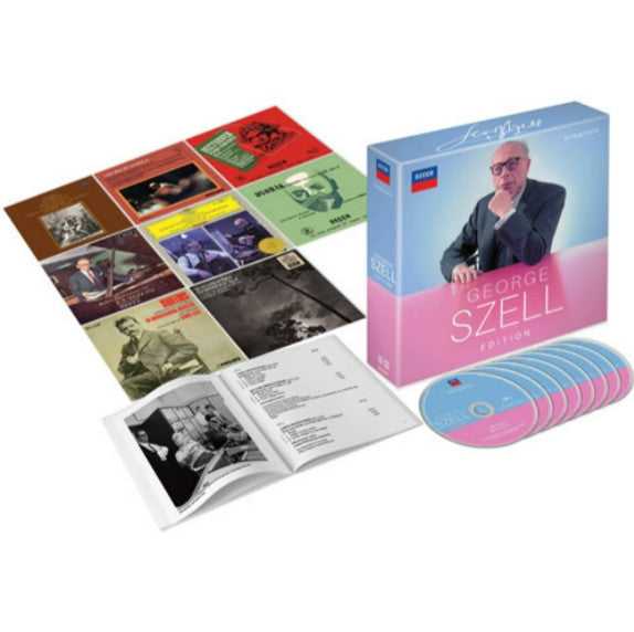 George Szell Edition CD box set with albums, booklet, and discs.
