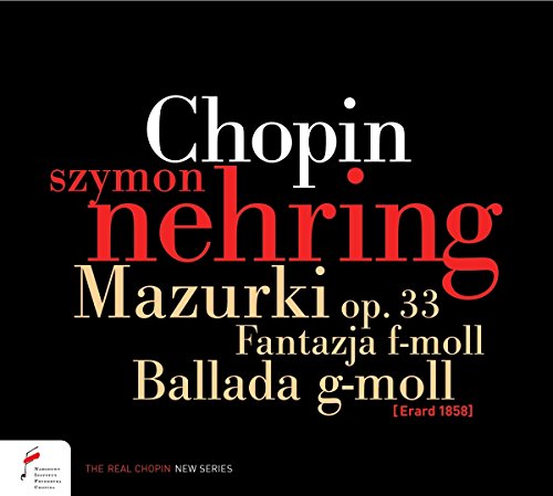CD cover for Szymon Nehring performing Chopin’s Mazurkas and other works.