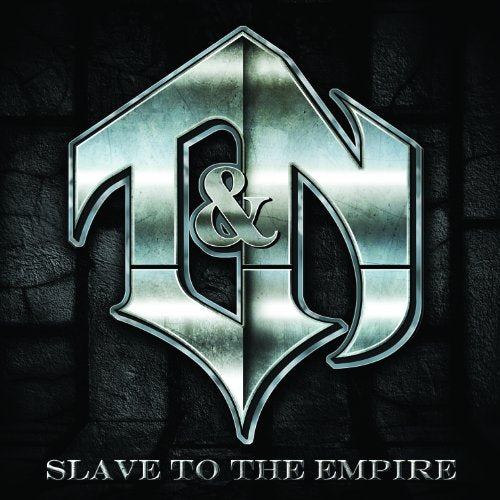 Silver “T&N” logo over a black, textured background with album title.