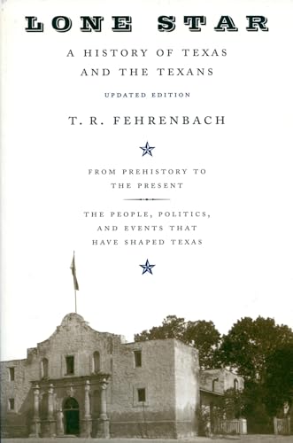 Book cover: “Lone Star,” history of Texas, featuring The Alamo.