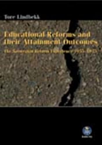 Book cover: "Educational Reforms & their Attainment Outcomes" with abstract background.