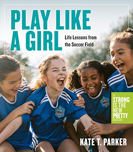 Book cover featuring four smiling young soccer players.