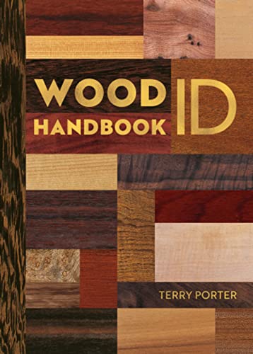 Book cover displaying wood samples and the title "Wood ID Handbook".