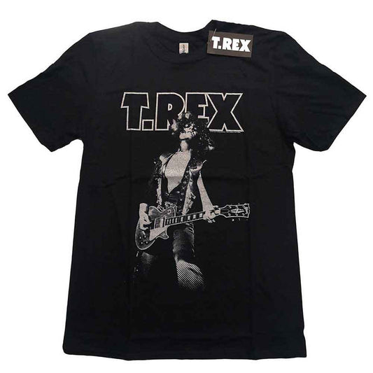 T-Rex graphic on a black unisex t-shirt, size XX-Large.