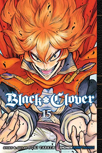 Manga cover featuring a character with spiky orange hair and a wide, intense grin.