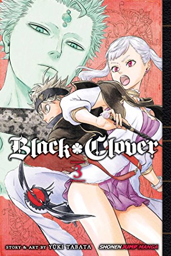 Black Clover manga volume 3 cover featuring Asta, Noelle, and a large green character.