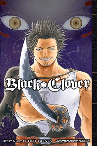 Black Clover volume 6 manga cover featuring Yami Sukehiro holding a katana.