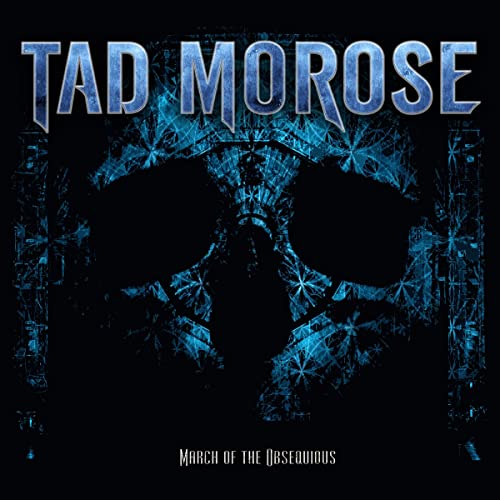 CD cover for Tad Morose’s “March Of The Obsequious” featuring a blue skull.