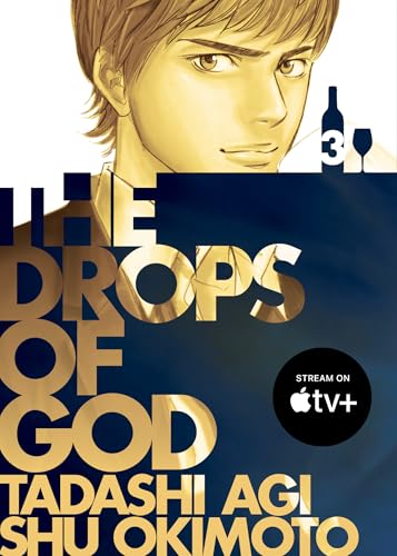 Book cover for “The Drops of God 3” with a man’s portrait.