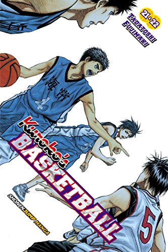 Manga cover featuring basketball players in action, volumes 21 & 22 included.