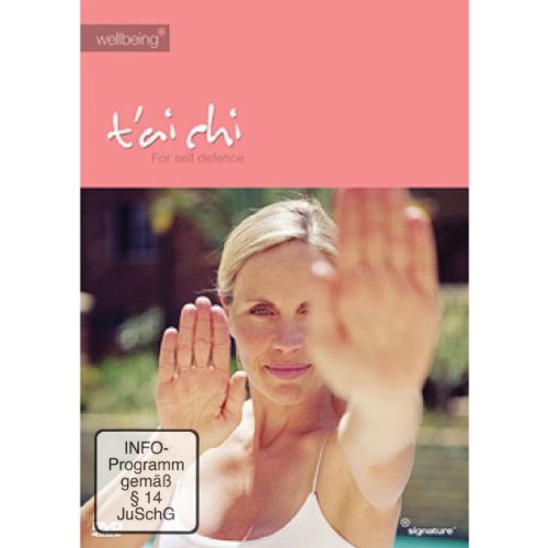 DVD cover featuring a blonde woman demonstrating a Tai Chi self-defence move.